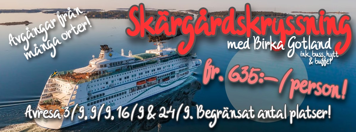 Birka kryssar i skrgrden med kampanjprisdatum. F mer info om datumen via lnken